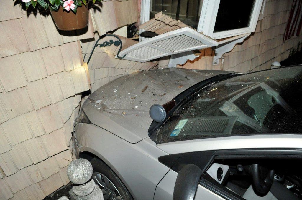 Car Crashes Into Levittown Home | Levittown, NY Patch