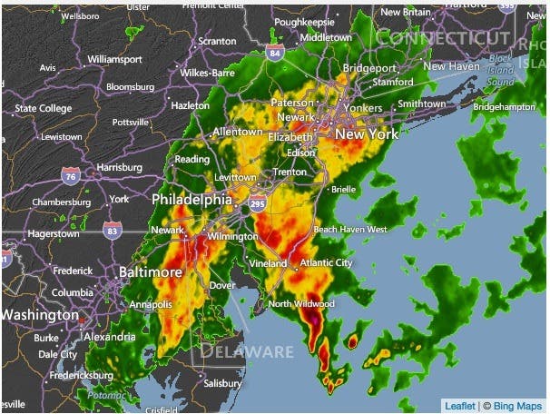 Flood Warning As Nor'easter, Heavy Rain Slam Lacey Area; No Snow ...