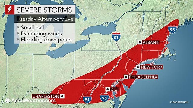'Severe' Thunderstorm Watch In Place For Union County, 70 MPH Winds ...