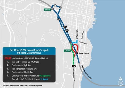 Thruway Lane Closures Overnight Jan. 20 Near Exit 10 | New City, NY Patch