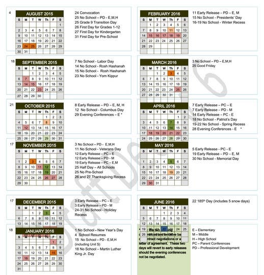Proposed 2015-16 Calendar Presented to Framingham School Committee |  Framingham, MA Patch