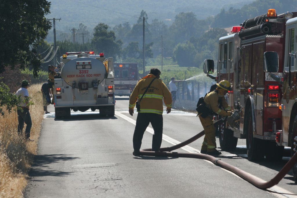Grass Fire Near El Verano Sparks Fears of Arsonist | Sonoma Valley, CA ...