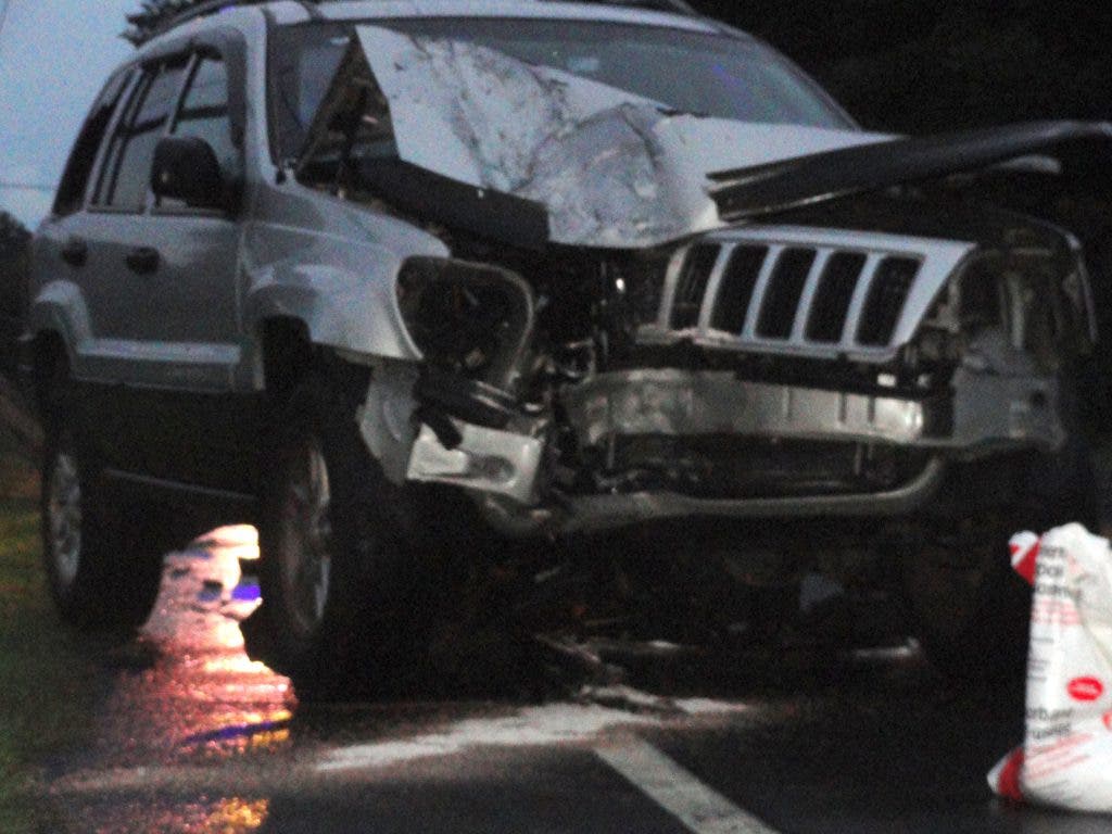 Telephone Pole Snaps In Half After Car Crash | Woodbury, CT Patch