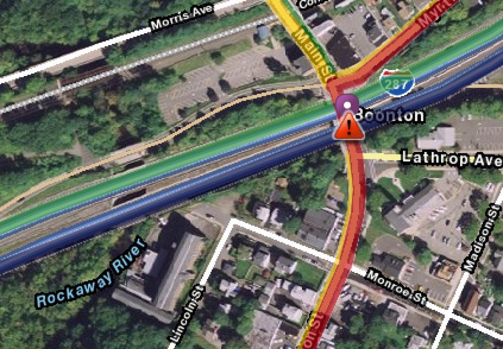 DOT Waits for Waters to Recede to Fix I-287 Collapse | Montville, NJ Patch