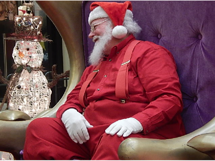 Good News Famous Santa Delivers Happiness Heroes And - 