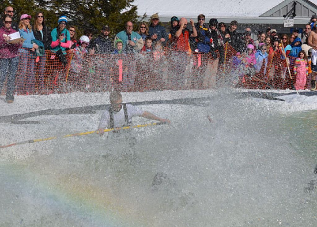 Pond Skim at Nashoba Valley Ski Area | Westford, MA Patch
