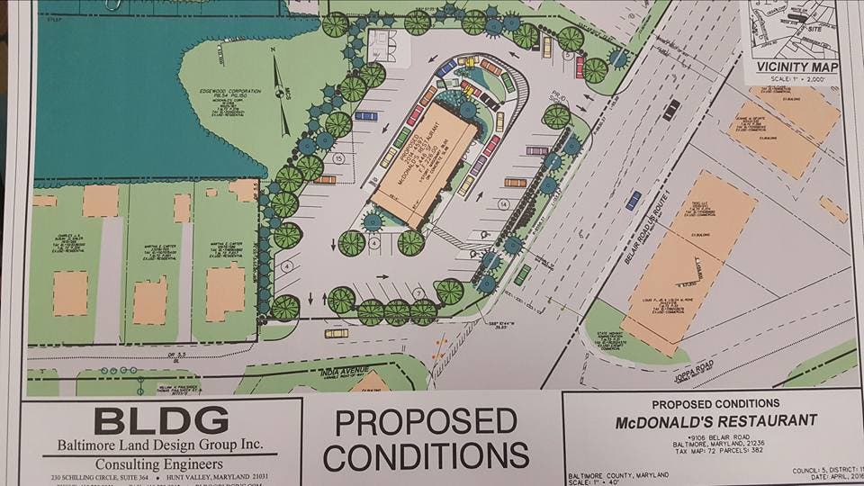Perry Hall Map Perry Hall McDonalds to Rebuild in 2017 | Perry Hall, MD Patch
