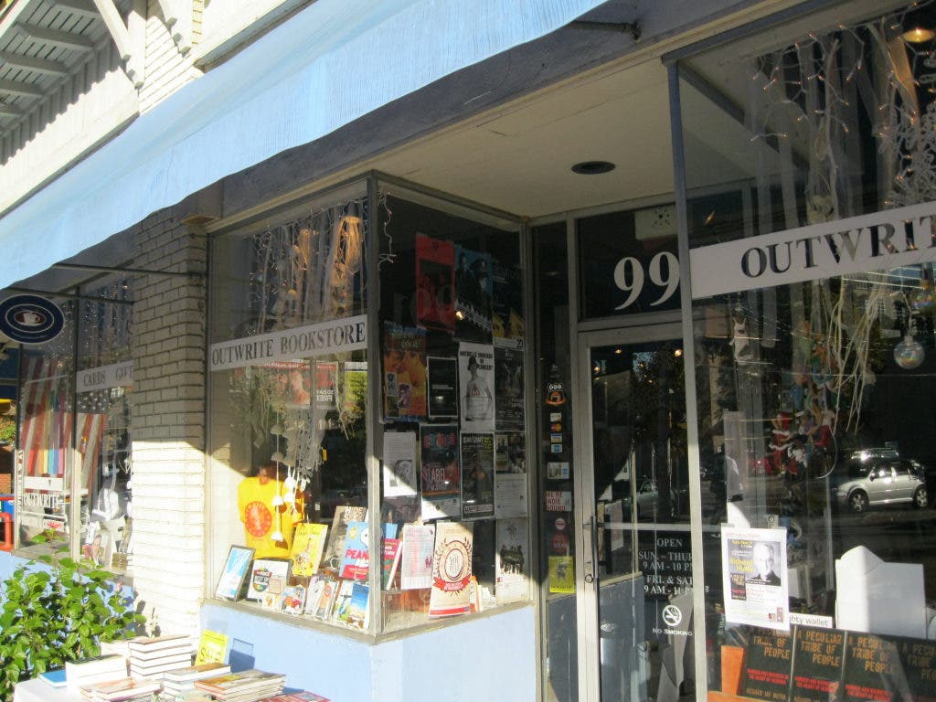 Reading event at Outwrite Bookstore