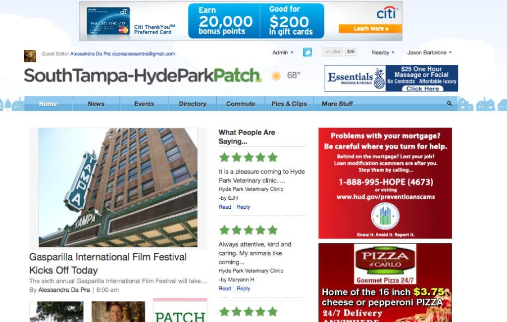 South Tampa Patch Gets a New Look | Tampa, FL Patch