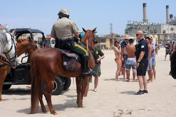 Extra Law Enforcement Delivers Fourth of July Message in Hermosa Beach ...