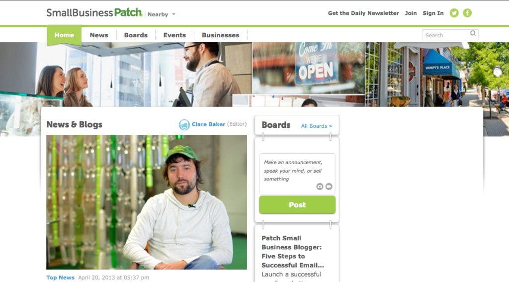 News small post card thumbnail