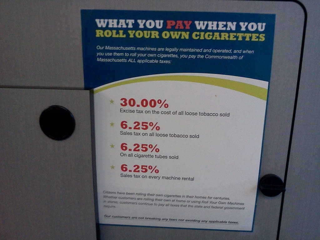 ma tobacco tax Controversial Rolling Machine Comes to Reading