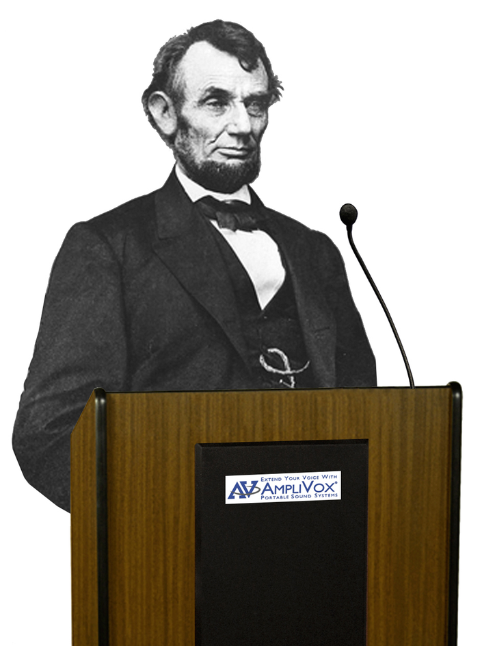 AmpliVox Promotional Campaign Gives Creative Twist to Great Speeches in History