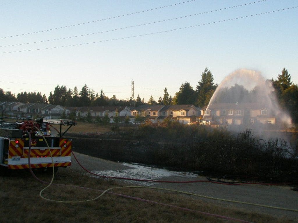 Brush Fire Near Royal Hills Burns Four Acres Renton, WA Patch