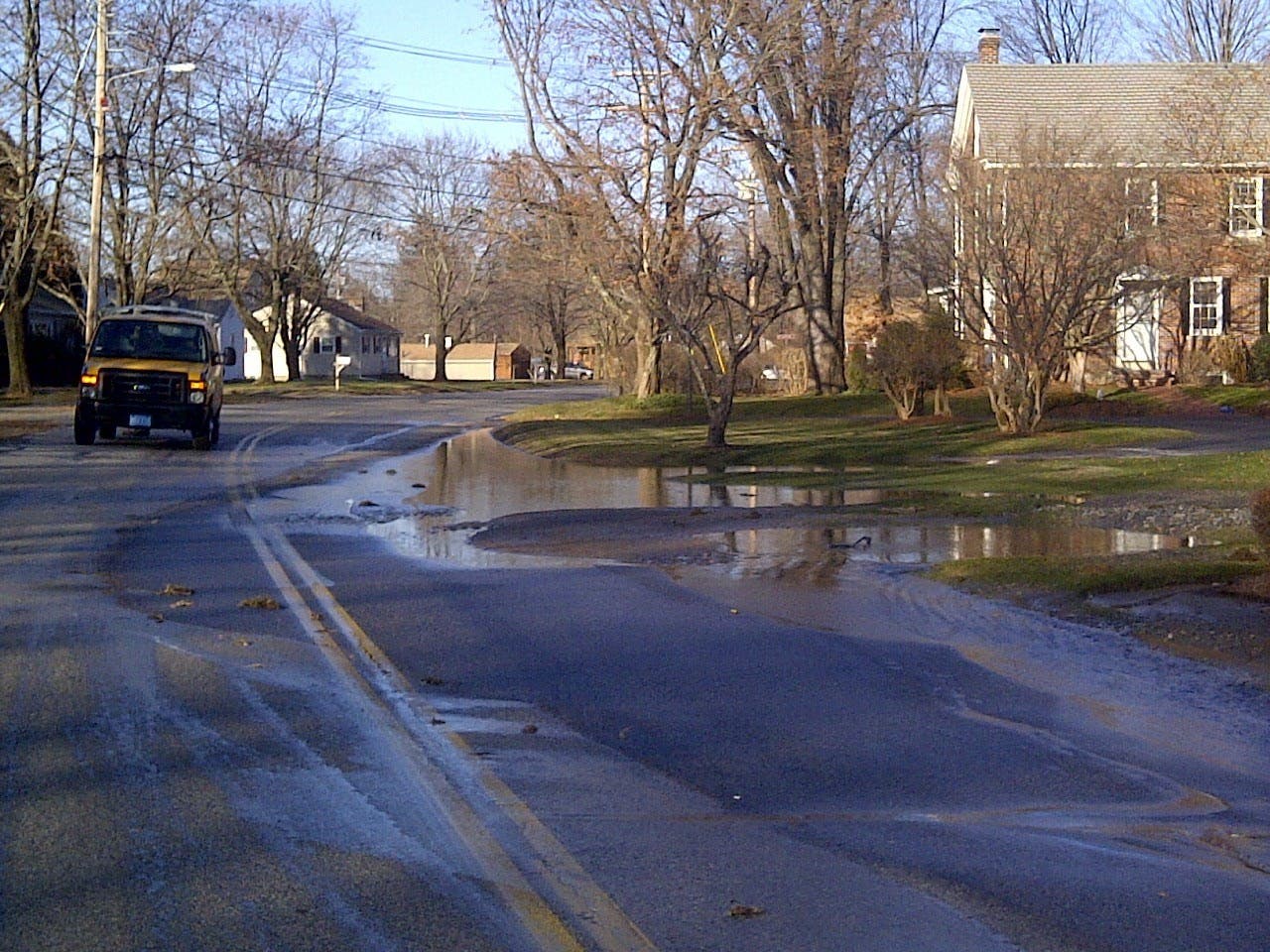 IMAGE GALLERY: Water Main Break Causes Brown Water | Westborough, MA Patch