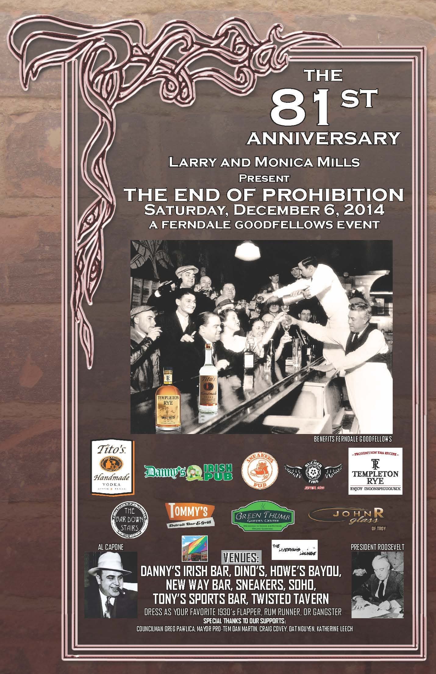 Anniversary Celebration of Prohibition's End Raises Money for Charity ...