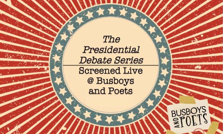 Democratic Presidential Debate Watch Party At Busboys Poets Tuesday 