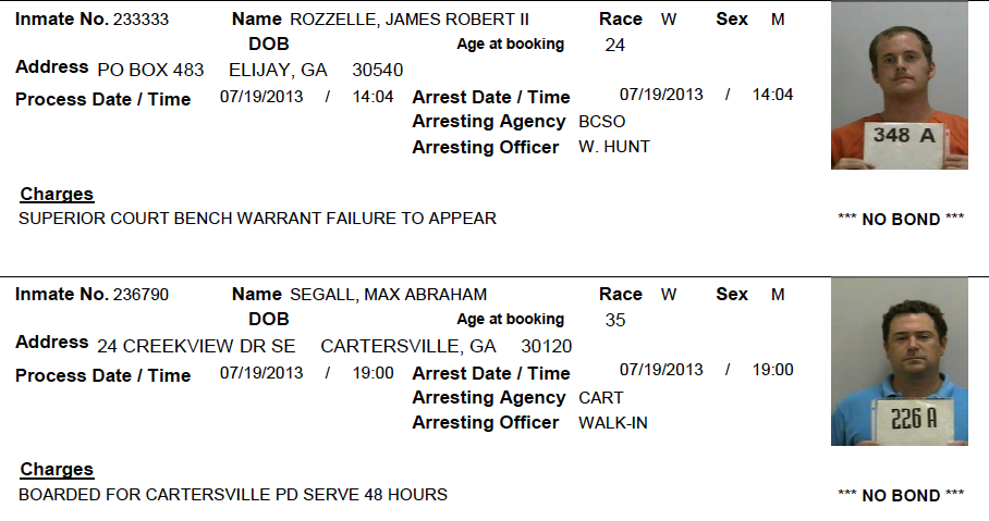 Kidnapping, Robbery, Drugs Top Cartersville Jail Docket | Cartersville, GA  Patch
