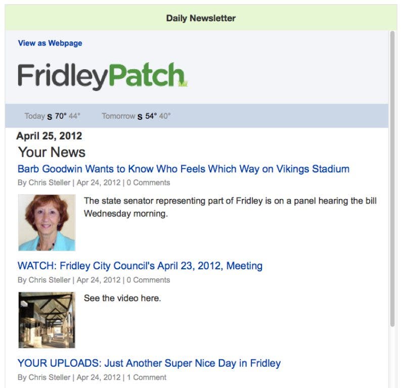 News small post card thumbnail