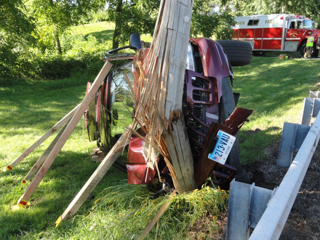 Serious SingleCar Accident in East Granby Leaves Only Occupant