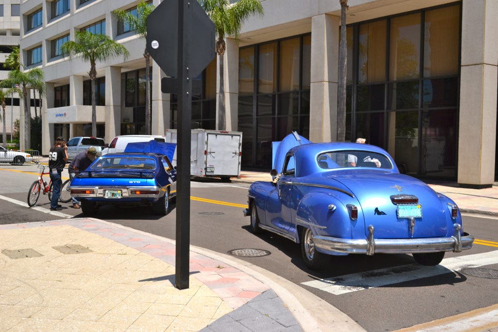 Classic Cars Line Cleveland Street on Saturday Clearwater, FL Patch