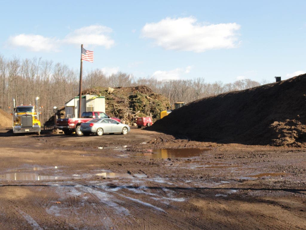 Firefighters from Three Counties Battle Large Mulch Fire on Broadway ...