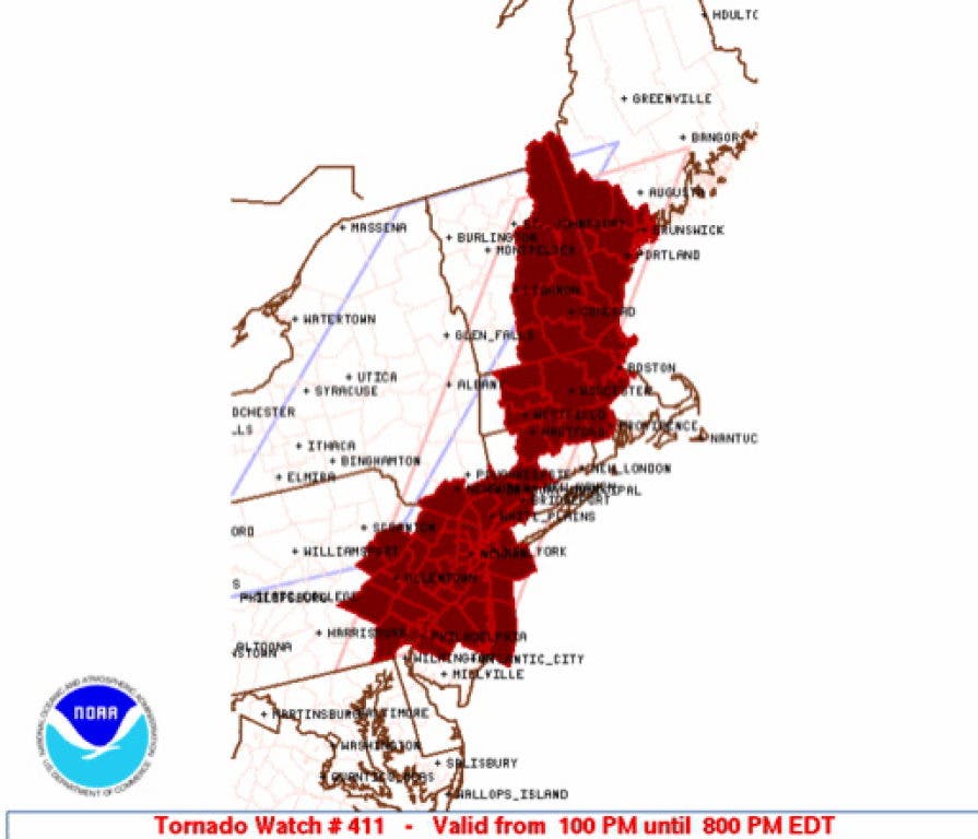 Tornado Watch Issued for Region | South Brunswick, NJ Patch