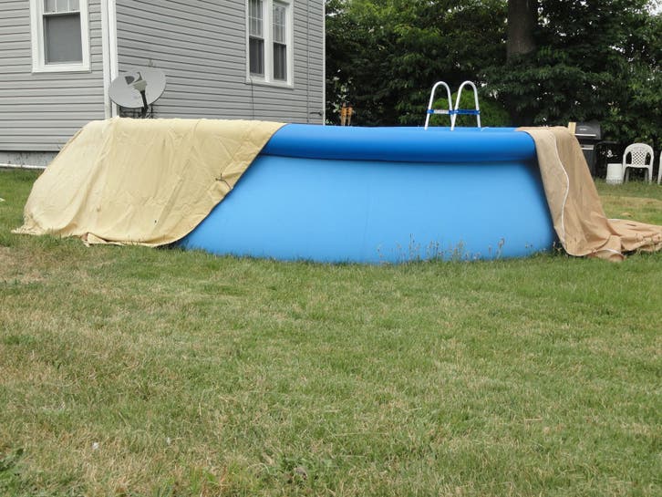 inflatable pool fence