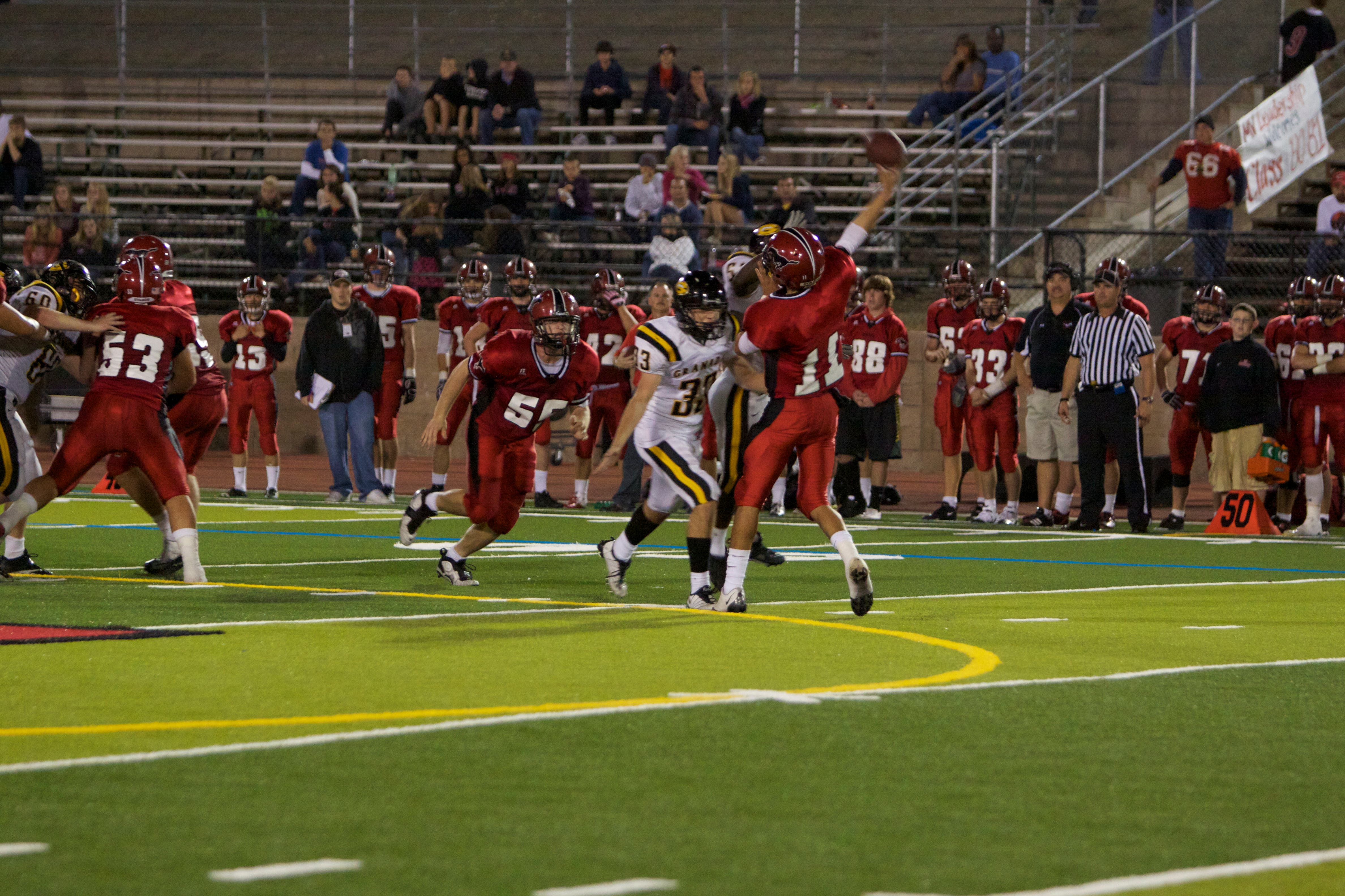 Football Granada Unable to Keep Pace with Runaway Mustangs Livermore