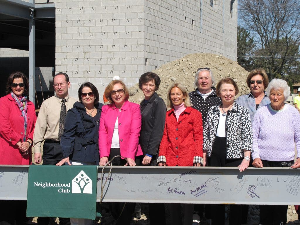 Workers Install Final Beam at Neighborhood Club Grosse Pointe, MI Patch