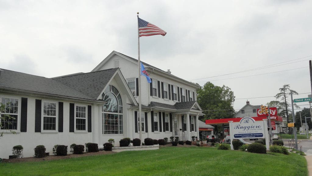 Ruggiero Funeral Home Flies Flag in Honor of 9/11 Perkiomen Valley