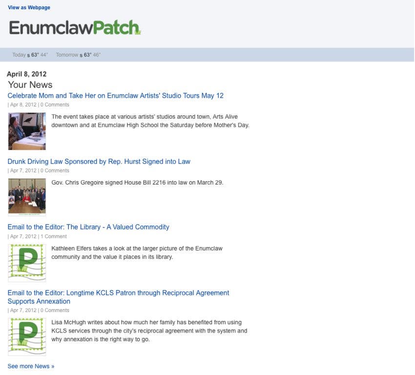 News small post card thumbnail