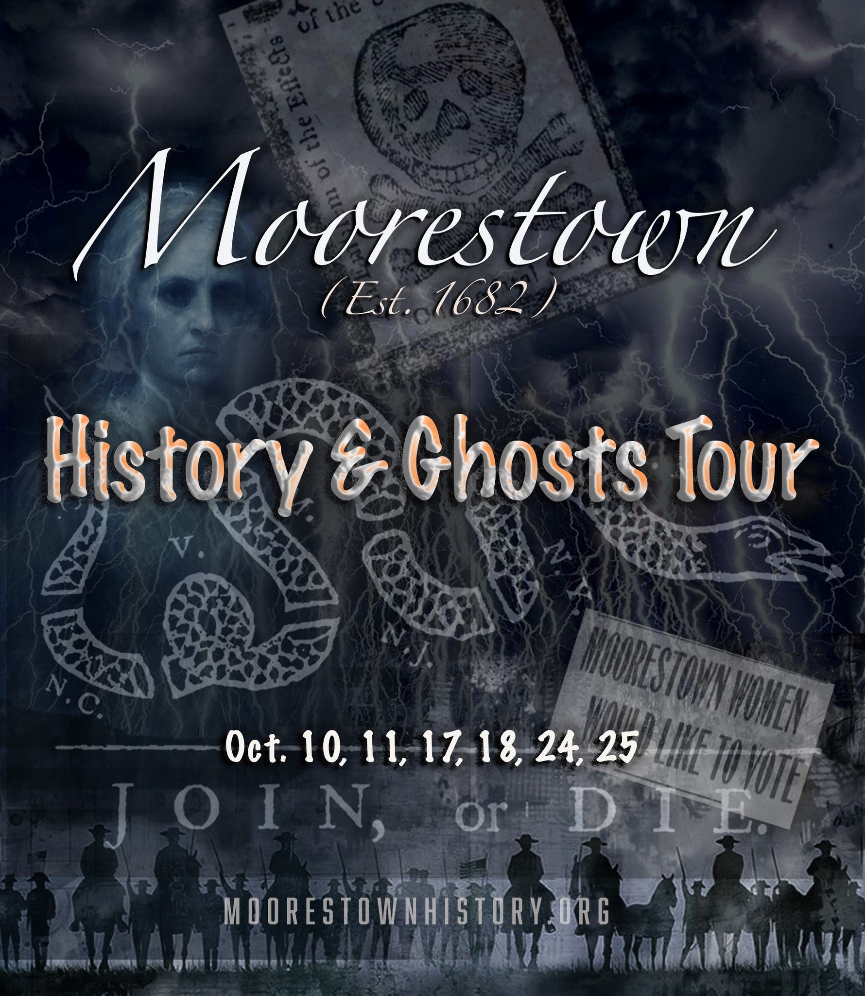 Moorestown’s Ghosts & Living History Walking Tours: Where History Refuses to Stay Buried!