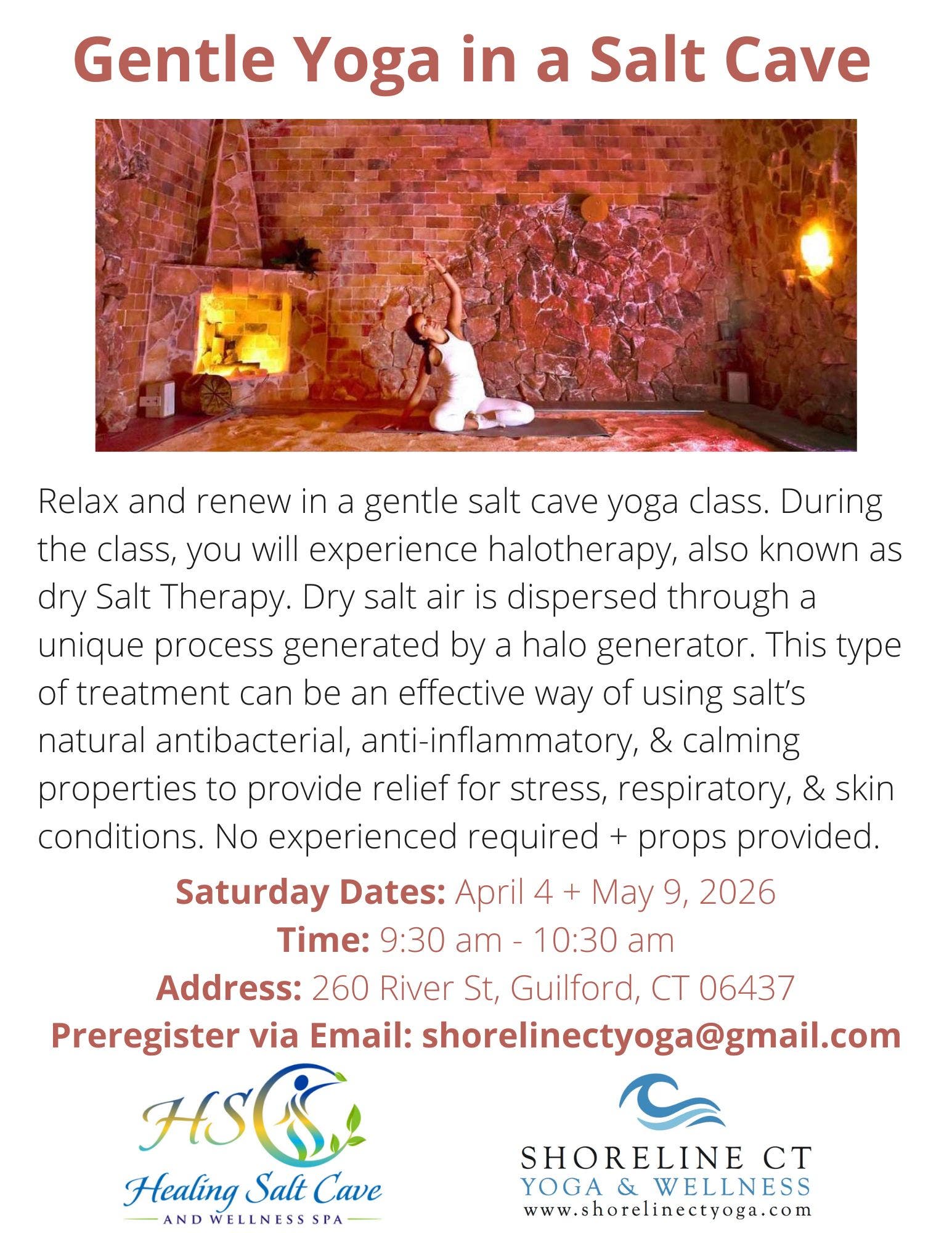 Gentle Yoga in a Salt Cave