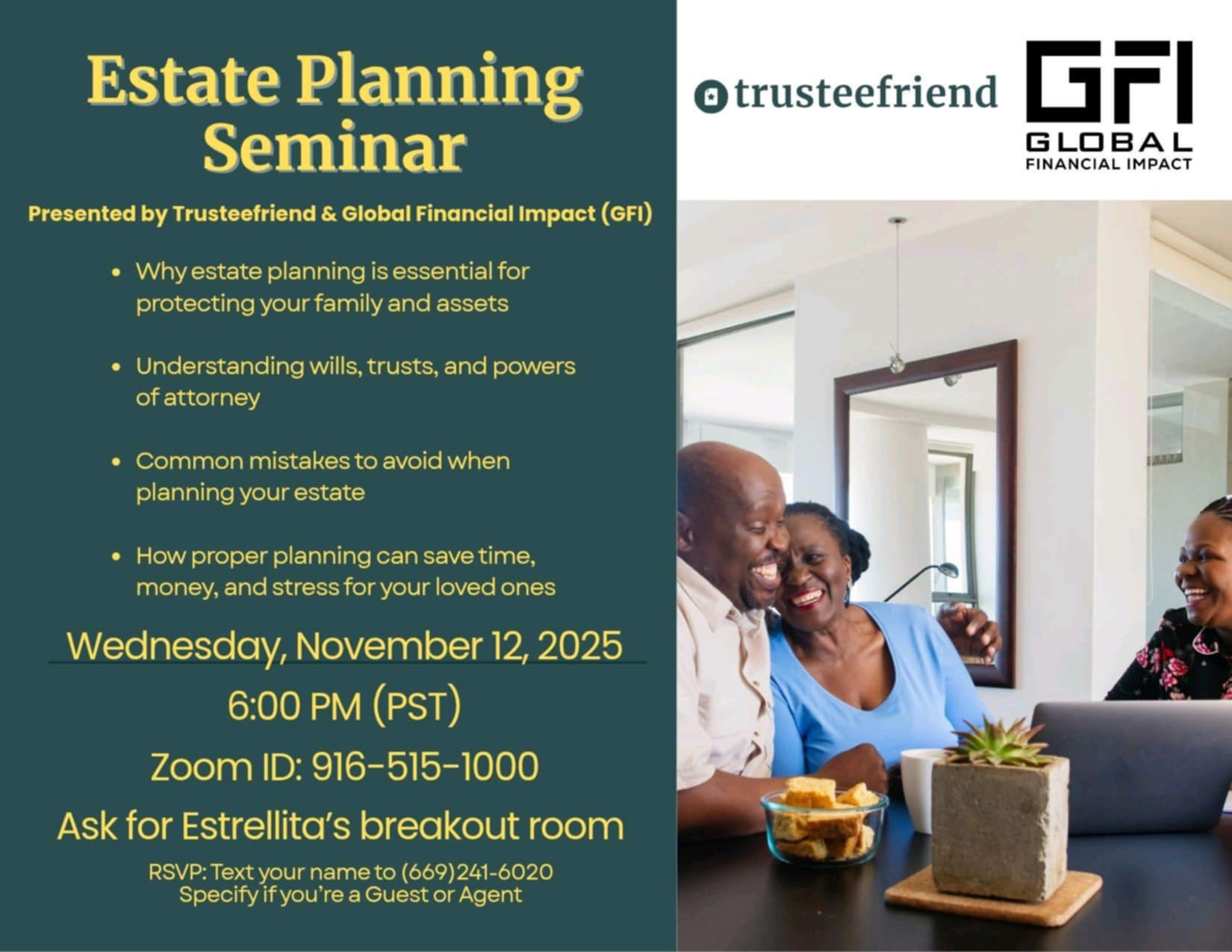 Estate Planning Webinar for Families