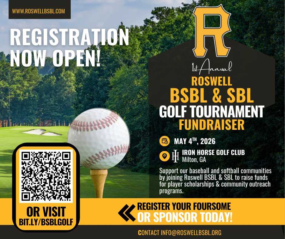 The 1st Annual Roswell BSBL & SBL Golf Tournament Fundraiser