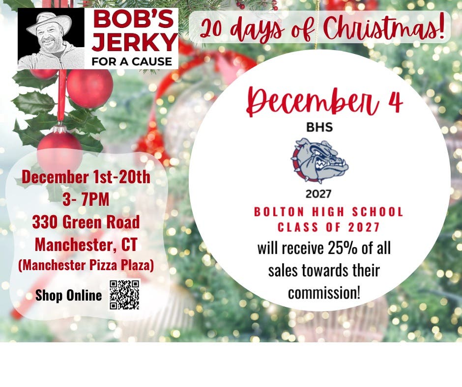 Bolton High School Class of 2027 Beef Jerky Fundraiser at Bob's Jerky for a Cause