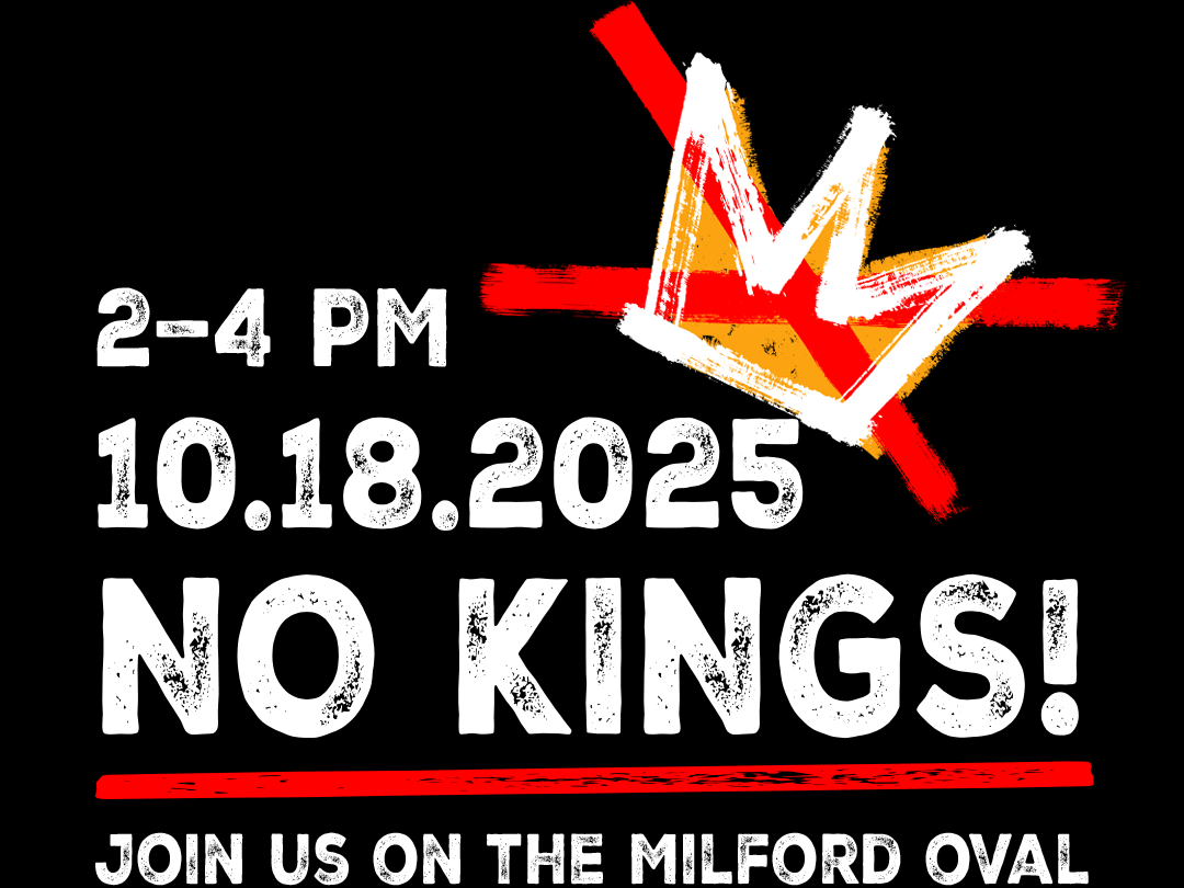 No Kings Rally on the Milford Oval