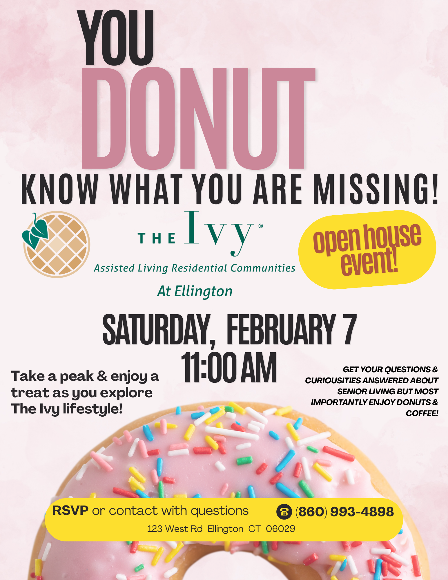 Open House at The Ivy! Donuts & Coffee included!
