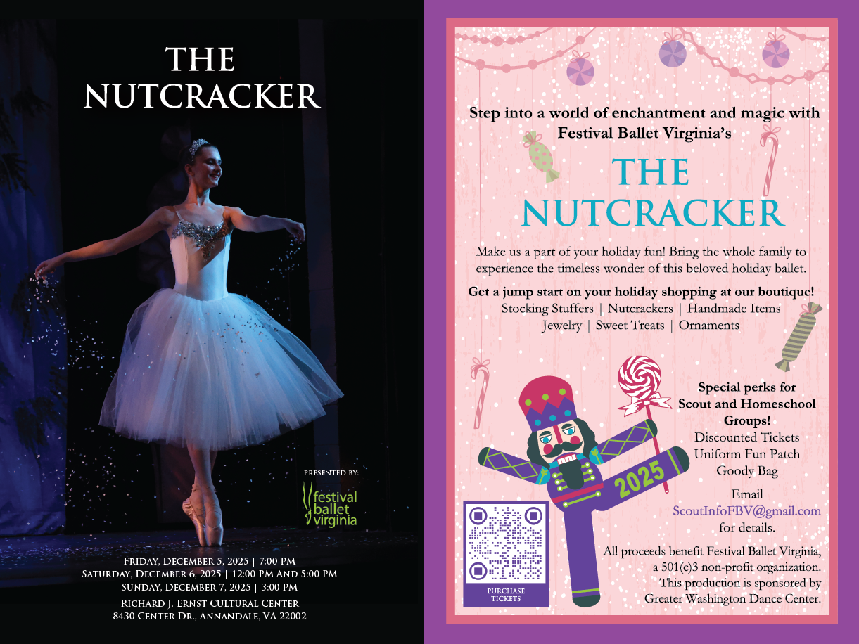 The Nutcracker, presented by Festival Ballet Virginia, Dec. 5, 6, & 7