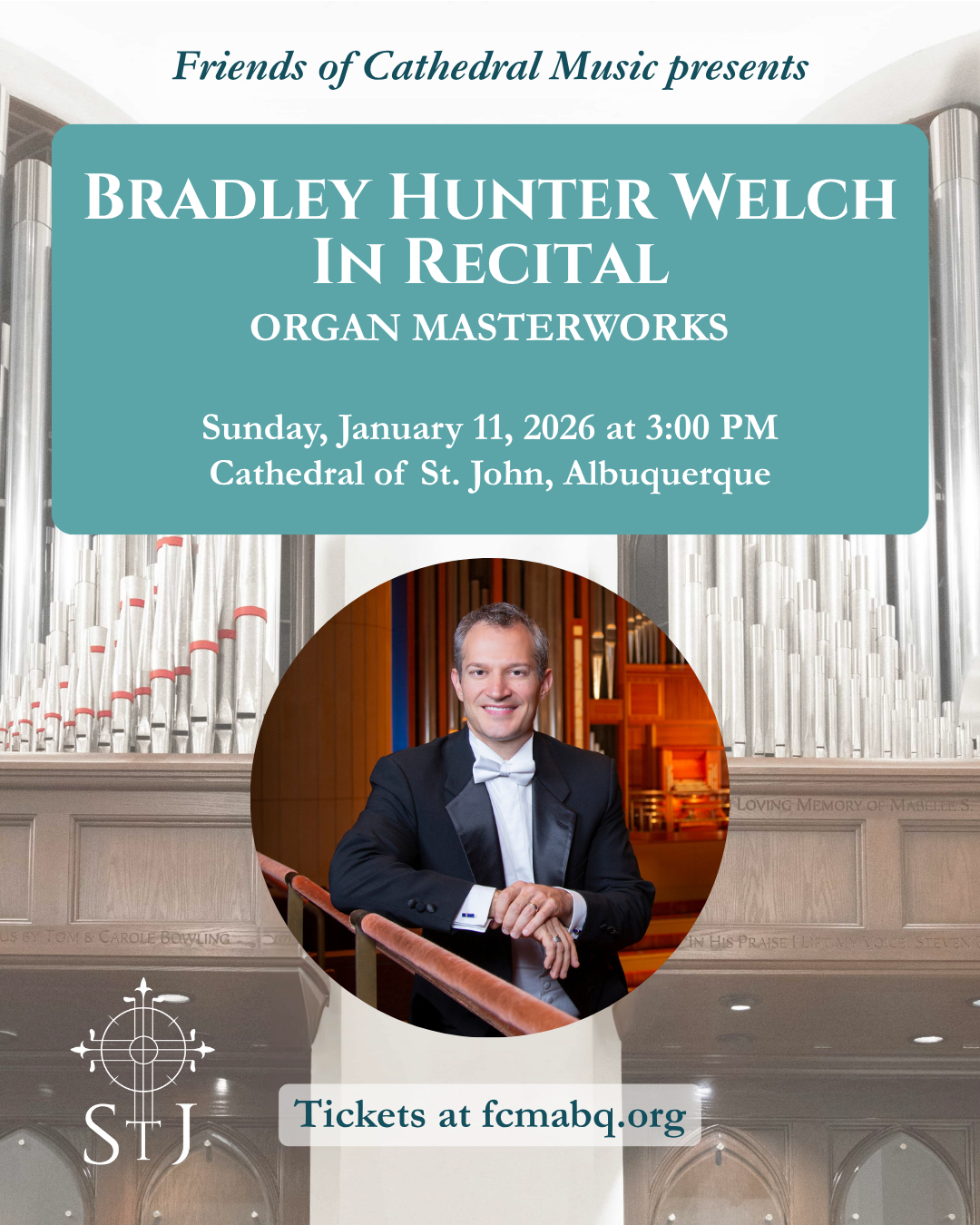 Meyerson Center Concert Organist in Albuquerque