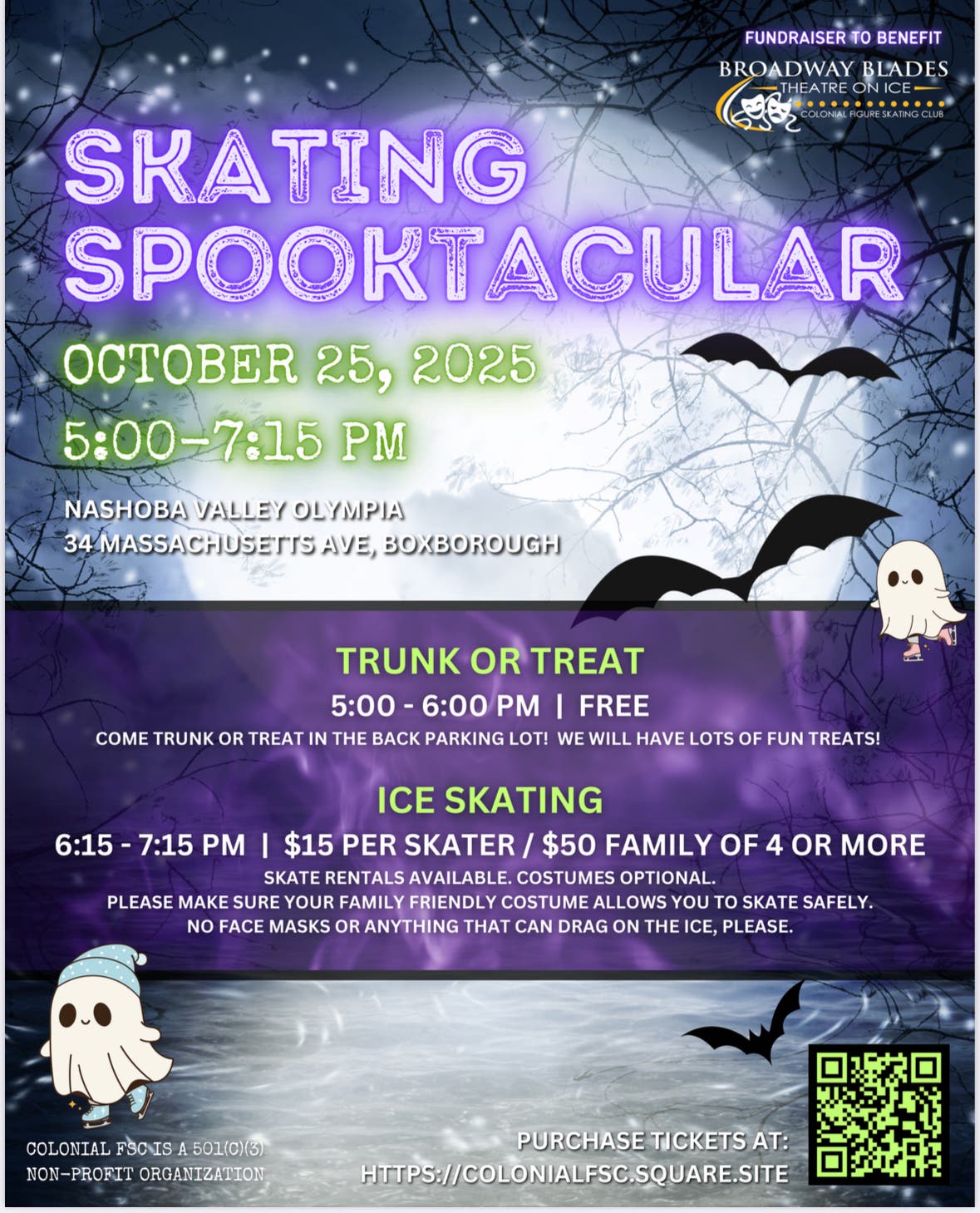 Spooktacular Trunk or Treat and Skating