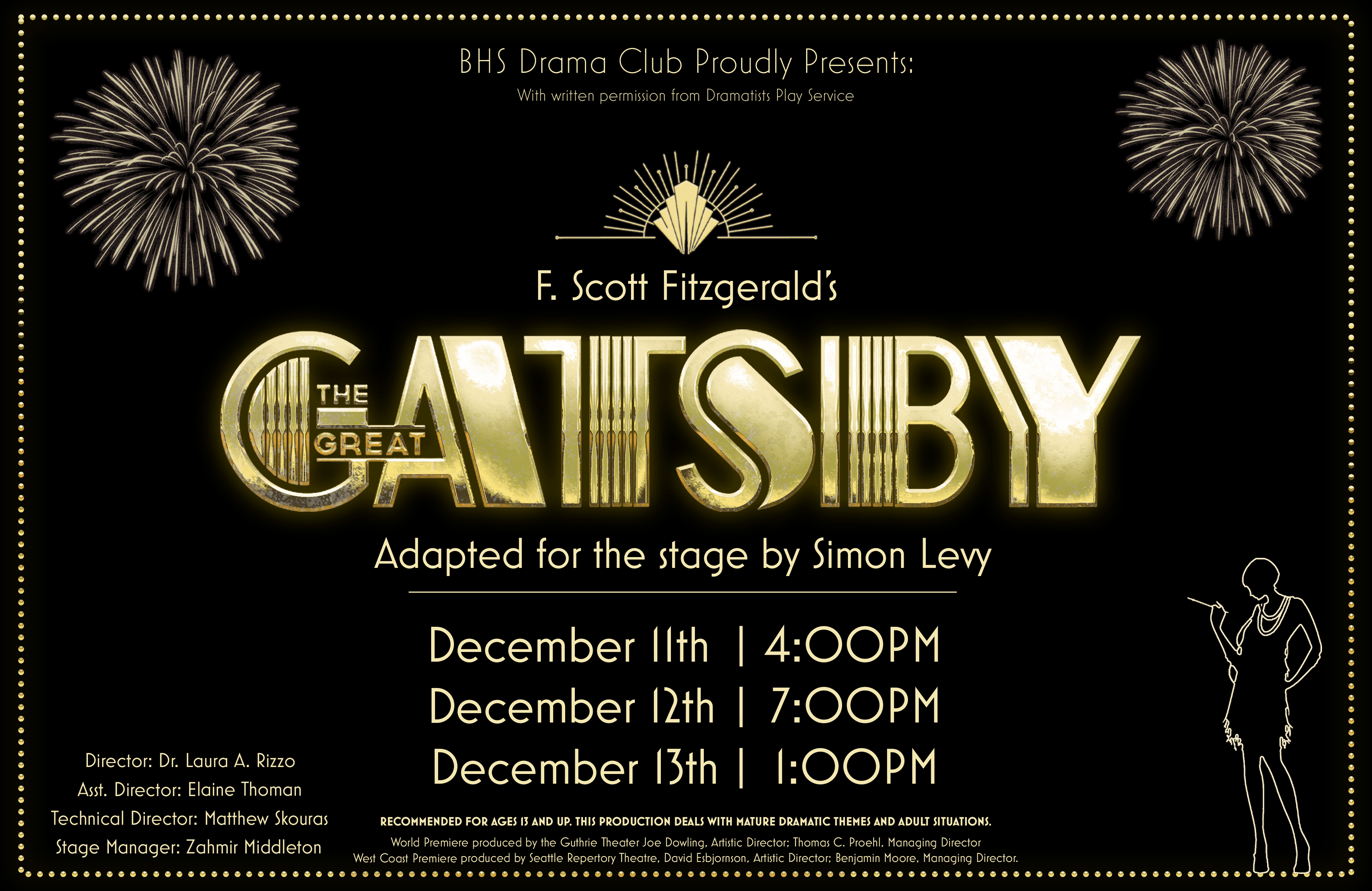 The Great Gatsby: Bergenfield High School Transforms into the Roaring Twenties for Fall Play