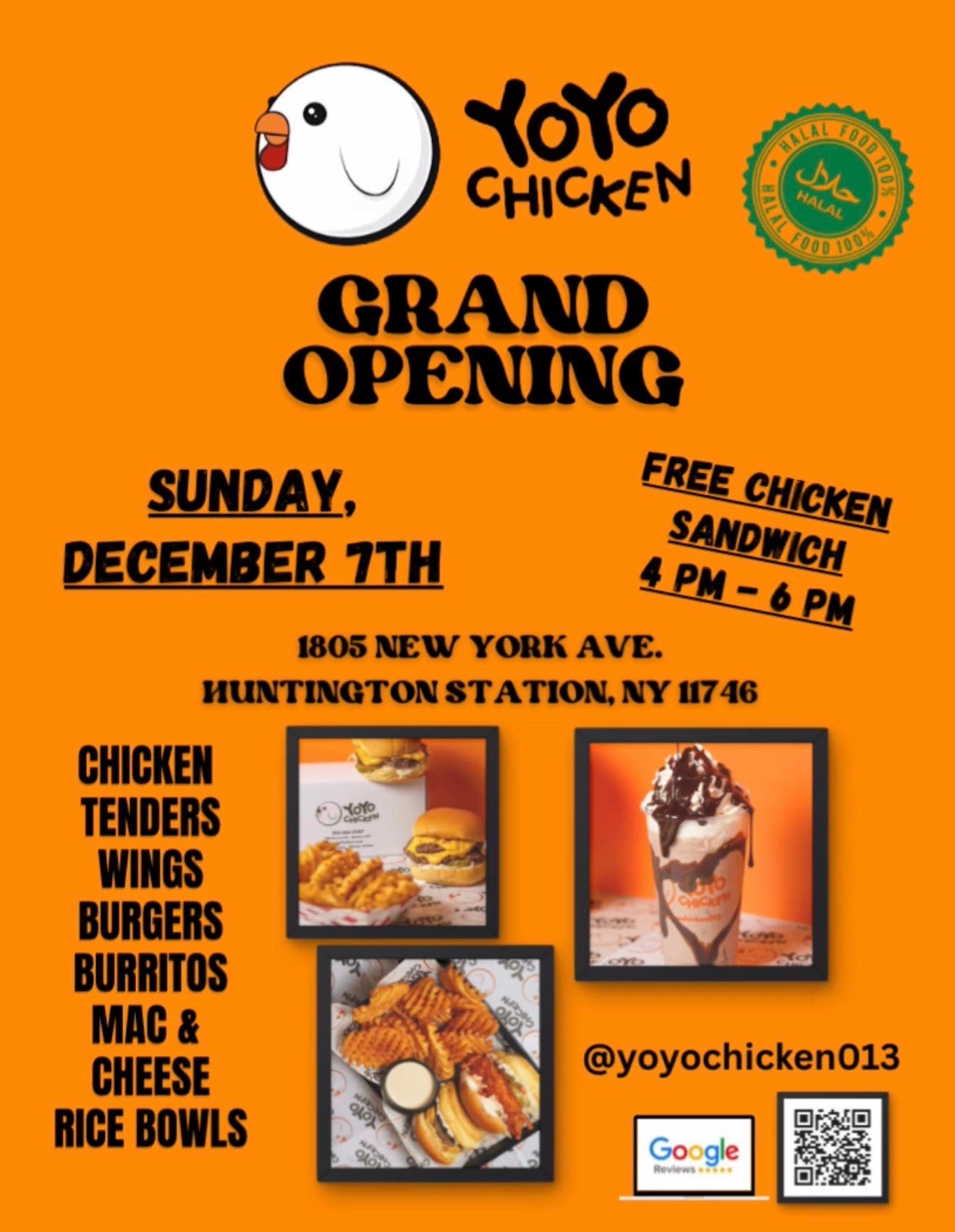 Yoyo Chicken Grand Opening