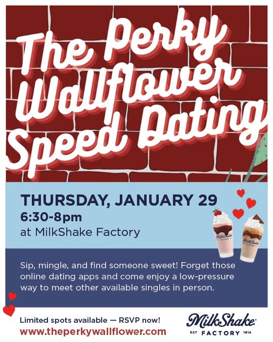 Sweet Speed Dating at MilkShake Factory