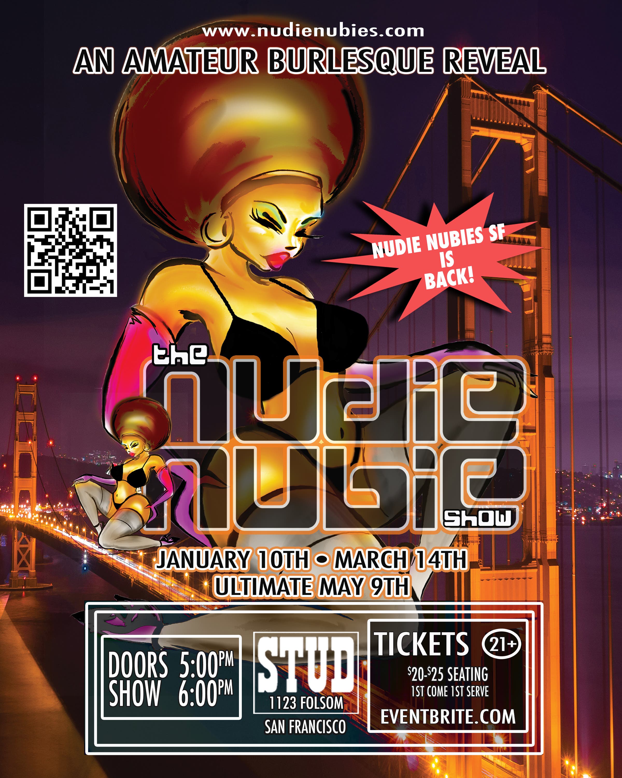 Nudie Nubie's SF at The Stud