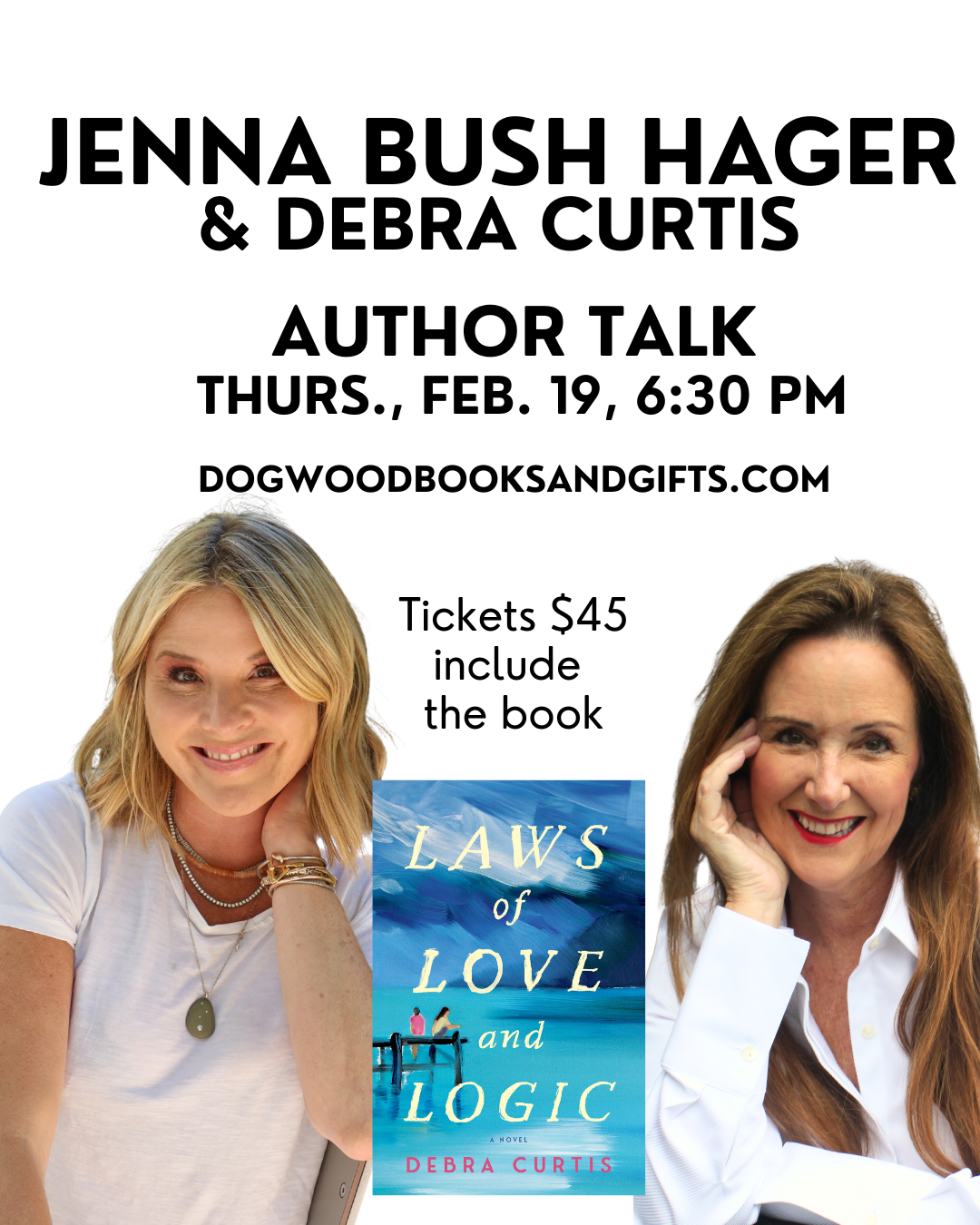 A Powerful Book Talk: Jenna Bush Hager & Debra Curtis, “Laws of Love & Logic” 