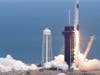 A SpaceX Falcon 9 rocket with a Dragon 2 spacecraft lifts off on pad 39A at the Kennedy Space Center for a re-supply mission to the International Space Station from Cape Canaveral, Fla., Thursday, June 3, 2021. 