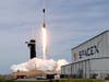 Guilford scientist's device is onboard the rocket. A SpaceX Falcon 9 rocket with a Dragon 2 spacecraft lifts off on pad 39A at the Kennedy Space Center for a re-supply mission to the International Space Station from Cape Canaveral, Fla., Thursday, June 3,