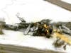 This photo provided KSTP, emergency personnel respond to the scene of a train derailment early Thursday, March 30, 2023 in Raymond, Min.